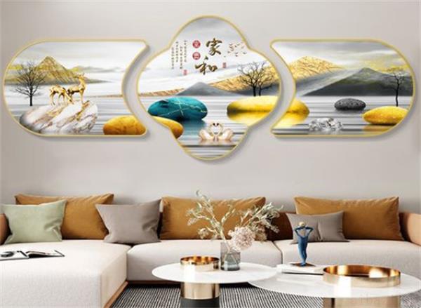 关于客厅沙发背景墙挂画的建议 客厅沙发背景墙挂画挂什么好
