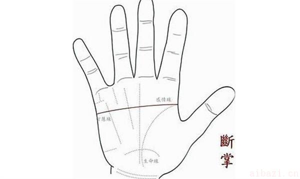 断掌男人的综合运势 断掌男克父母和老婆吗