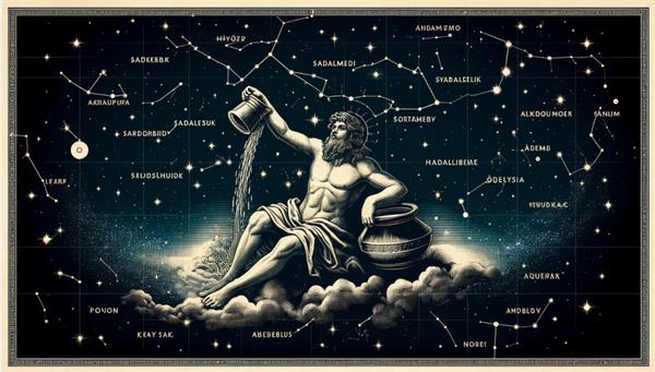 宝瓶座在星空中的位置：如何找到水瓶座的星座